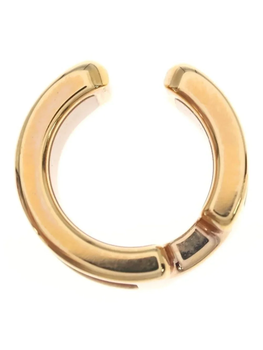 Hermes Olympe PM Ear Cuff Pink Gold Navy Earrings